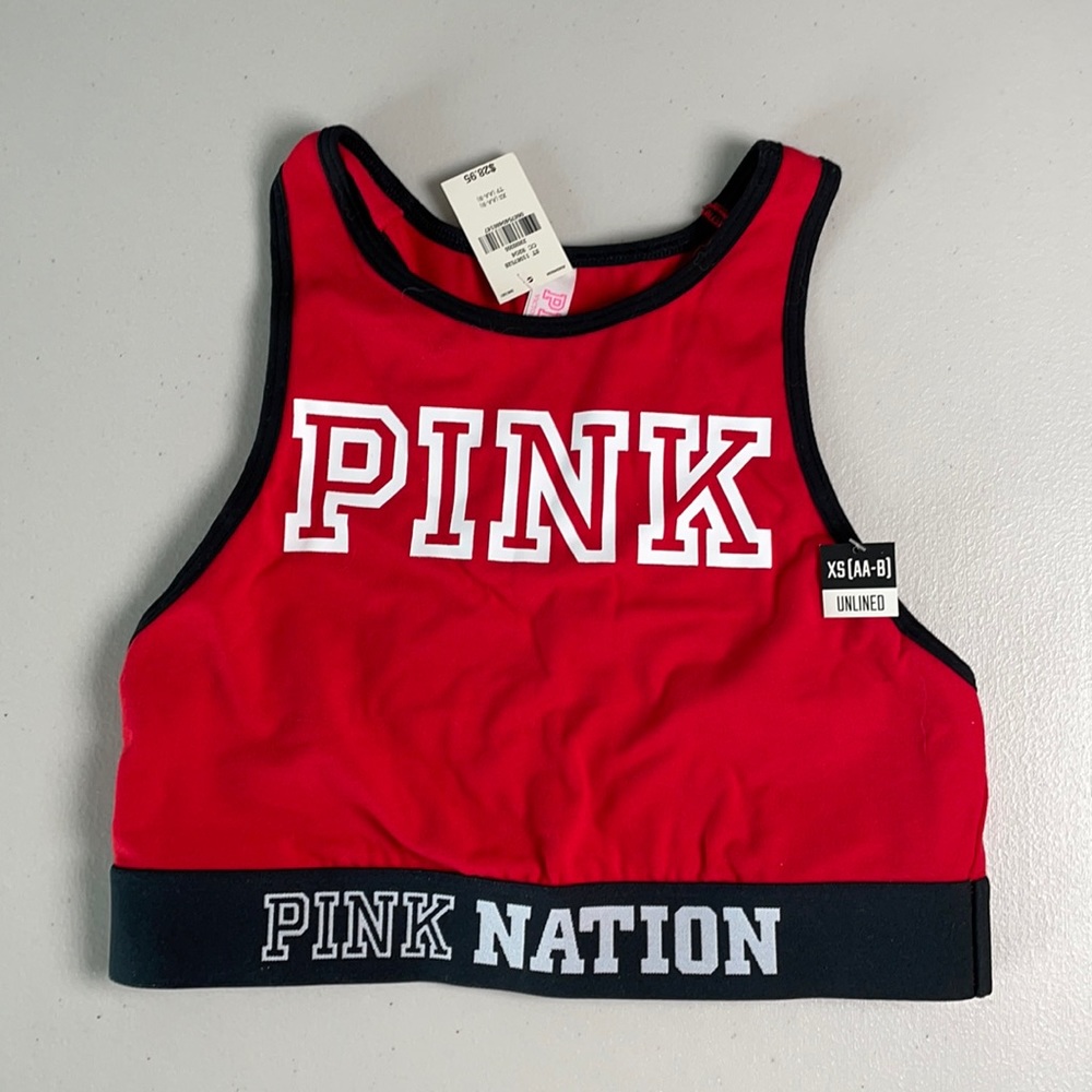 VS Pink Unlined Bralette- Size XS